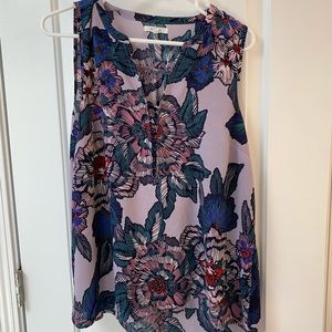 Maurices Large Floral Sleeveless Top